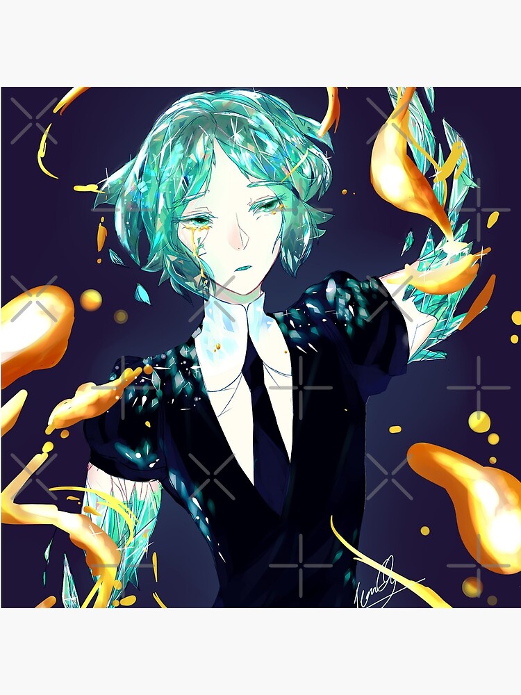 Phosphophyllite Throw Pillow - Image 2
