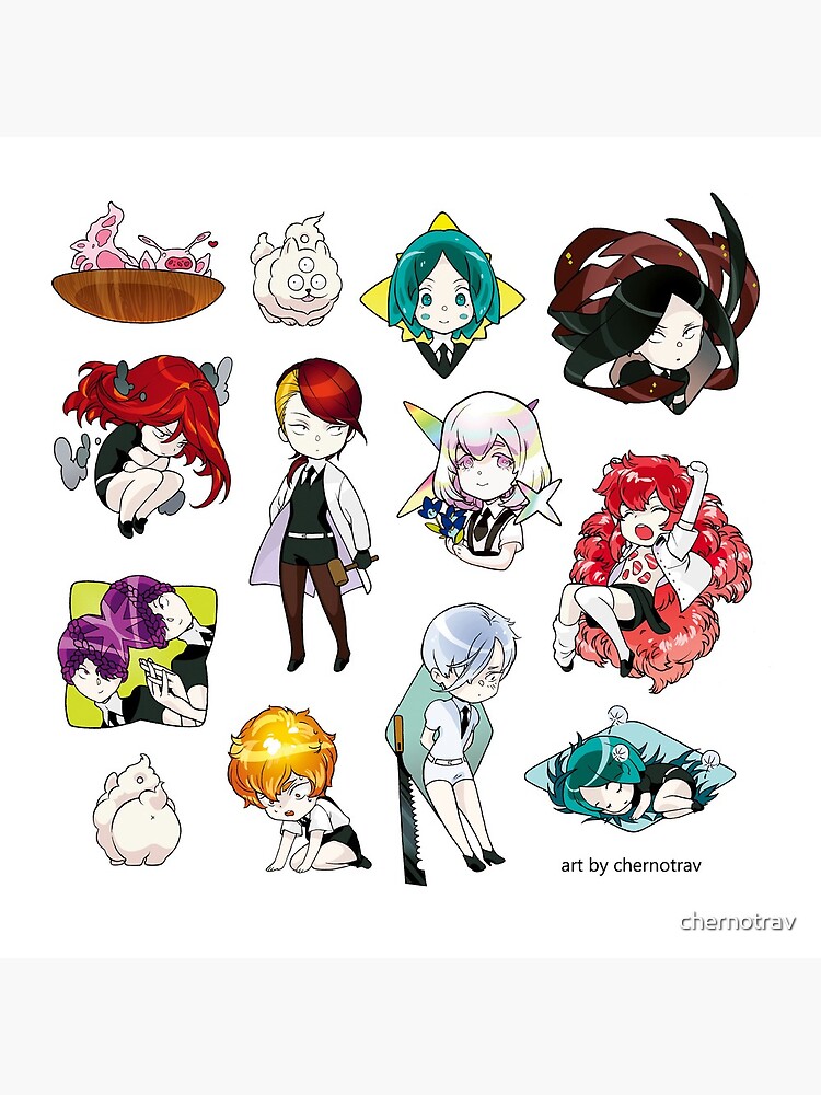 Houseki No Kuni Throw Pillow - Image 2