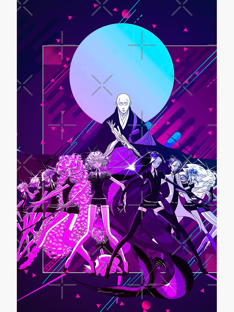 Houseki No Kuni Graphic Design Shower Curtain - Image 2