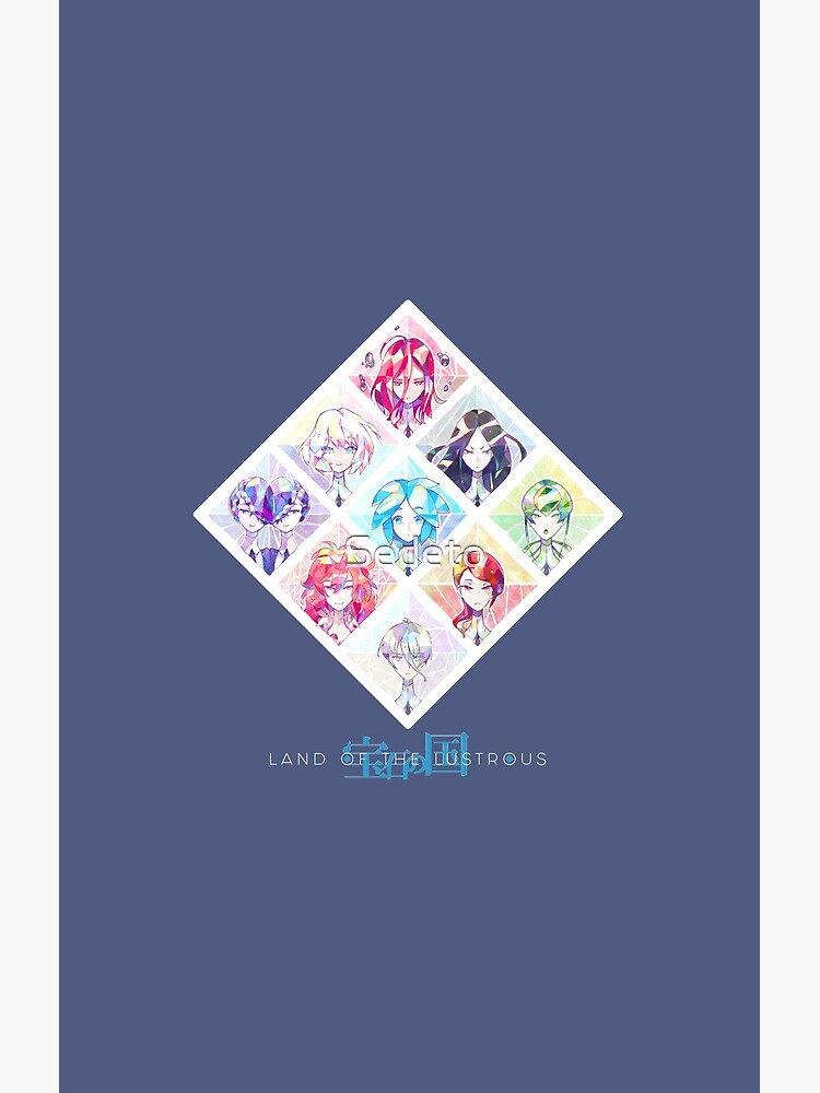 Houseki No Kuni Gems Shower Curtain - Image 2