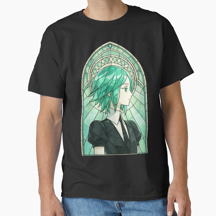 Land Of The Lustrous Phos Stained Glass T-shirt - Image 2