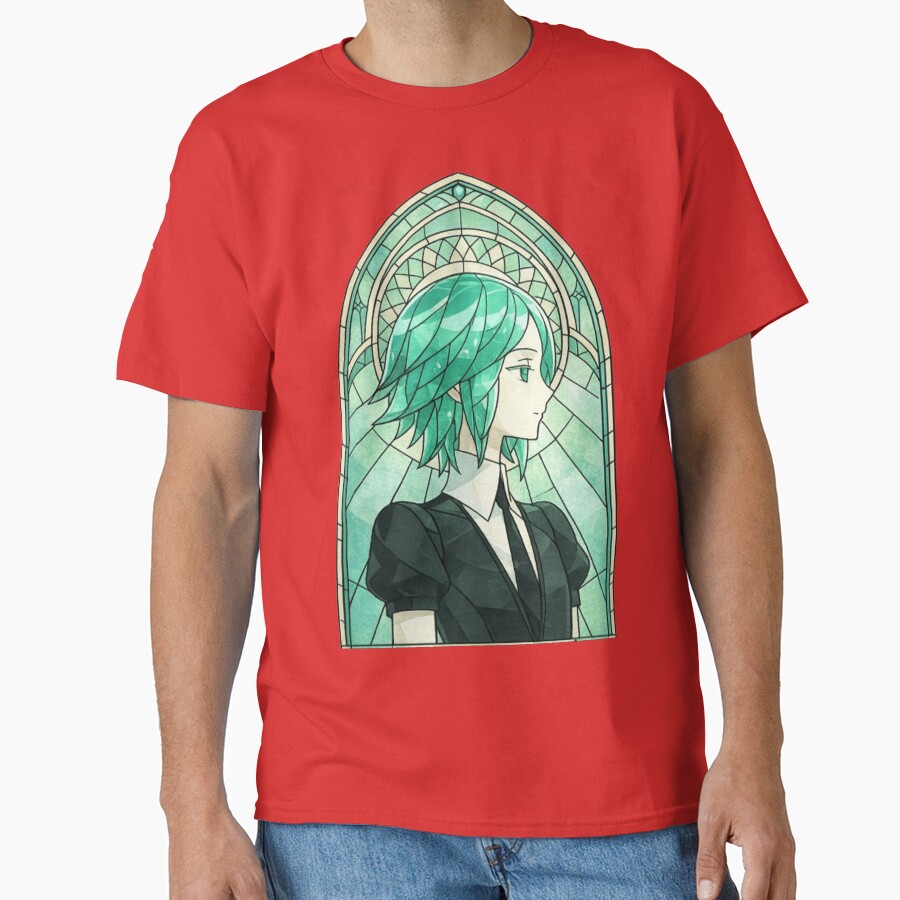 Land Of The Lustrous Phos Stained Glass T-shirt - Image 5