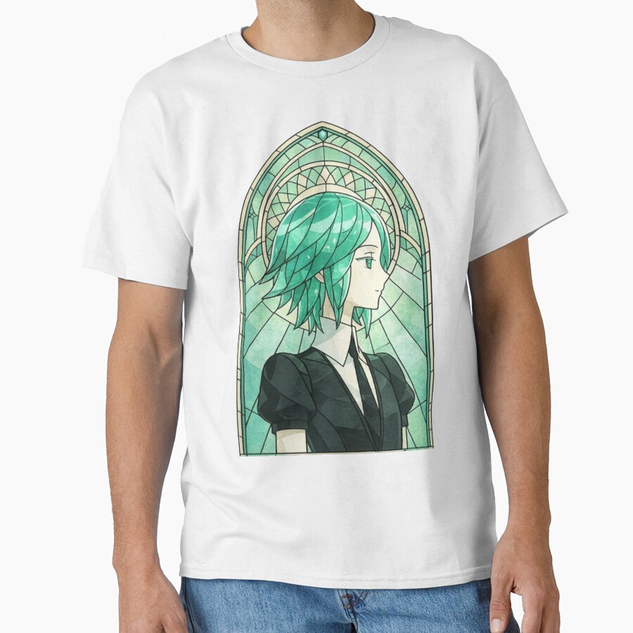 Land Of The Lustrous Phos Stained Glass T-shirt