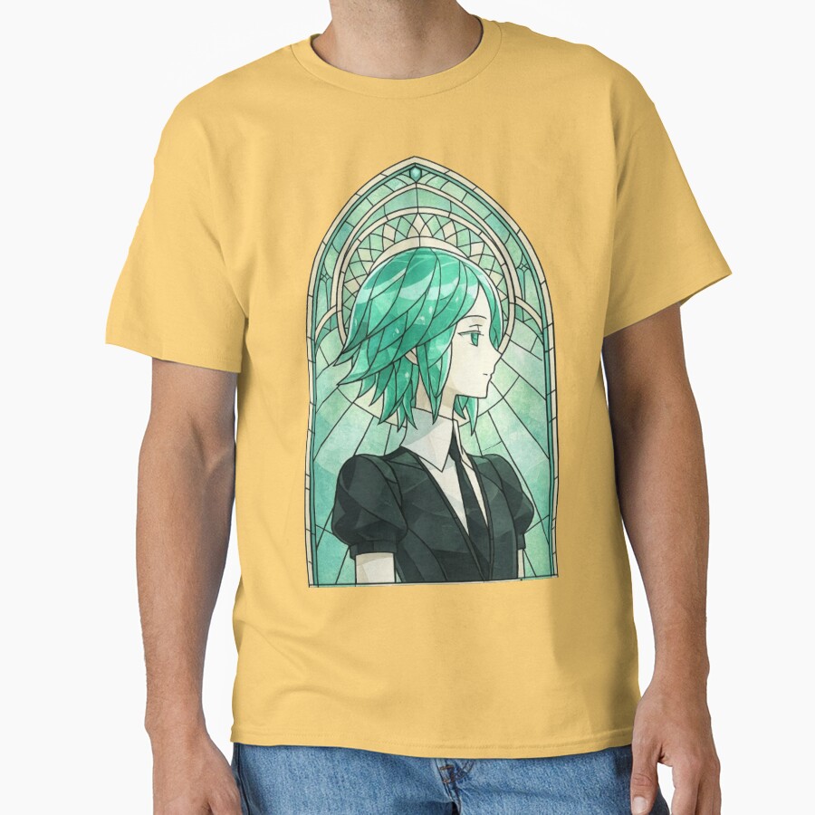 Land Of The Lustrous Phos Stained Glass T-shirt - Image 6