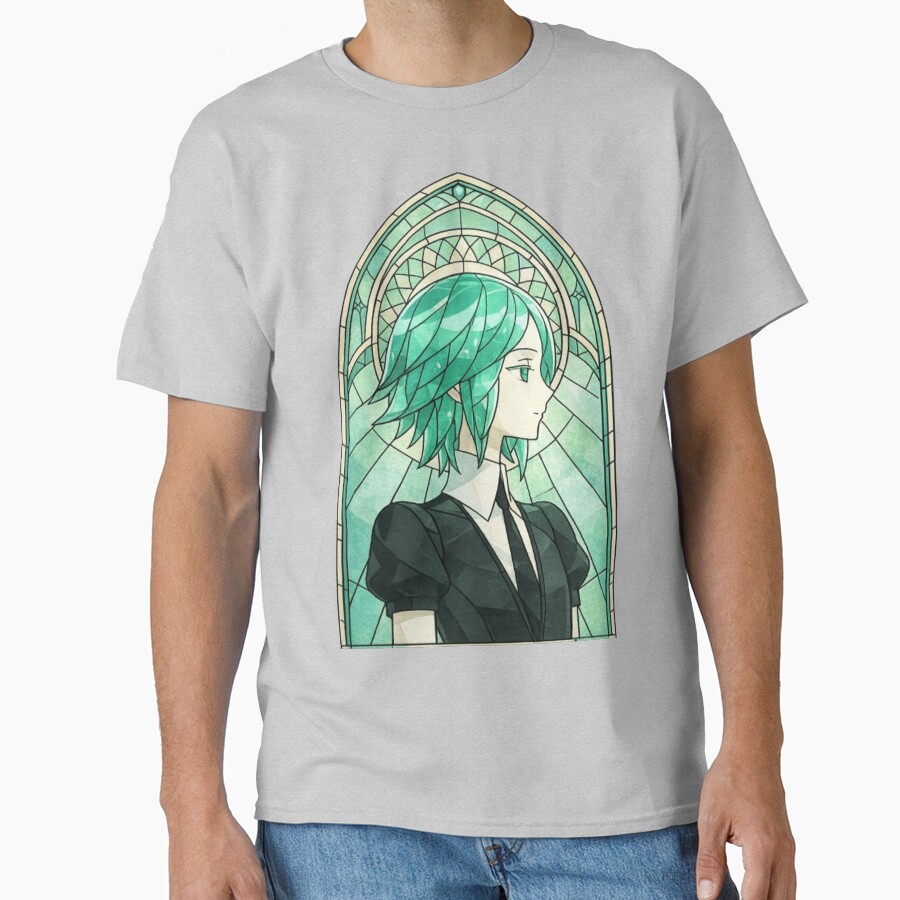 Land Of The Lustrous Phos Stained Glass T-shirt - Image 3