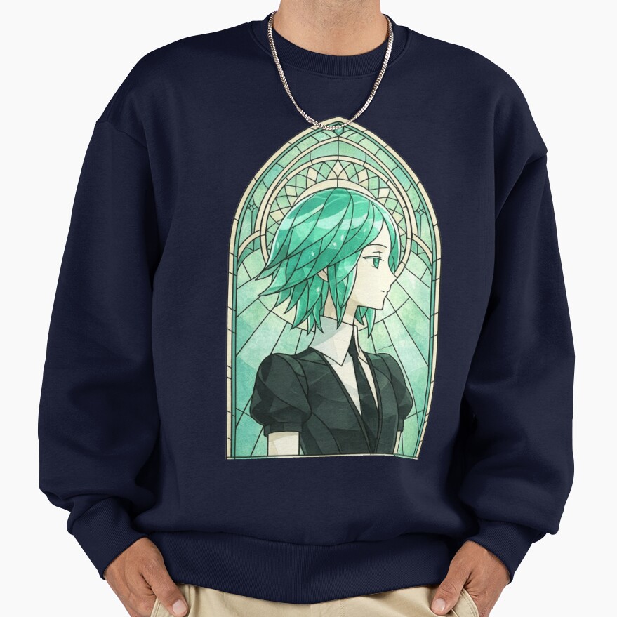 Land Of The Lustrous Phos Stained Glass Sweatshirt - Image 5