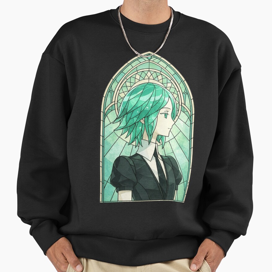 Land Of The Lustrous Phos Stained Glass Sweatshirt - Image 2