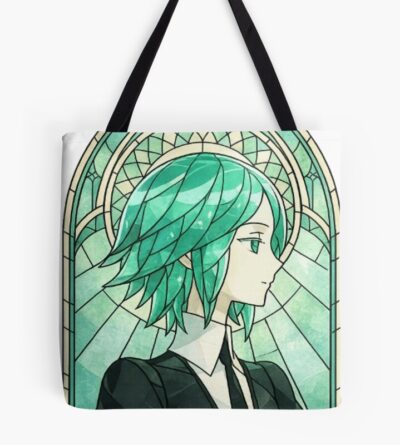 Land Of The Lustrous Phos Stained Glass Tote Bag