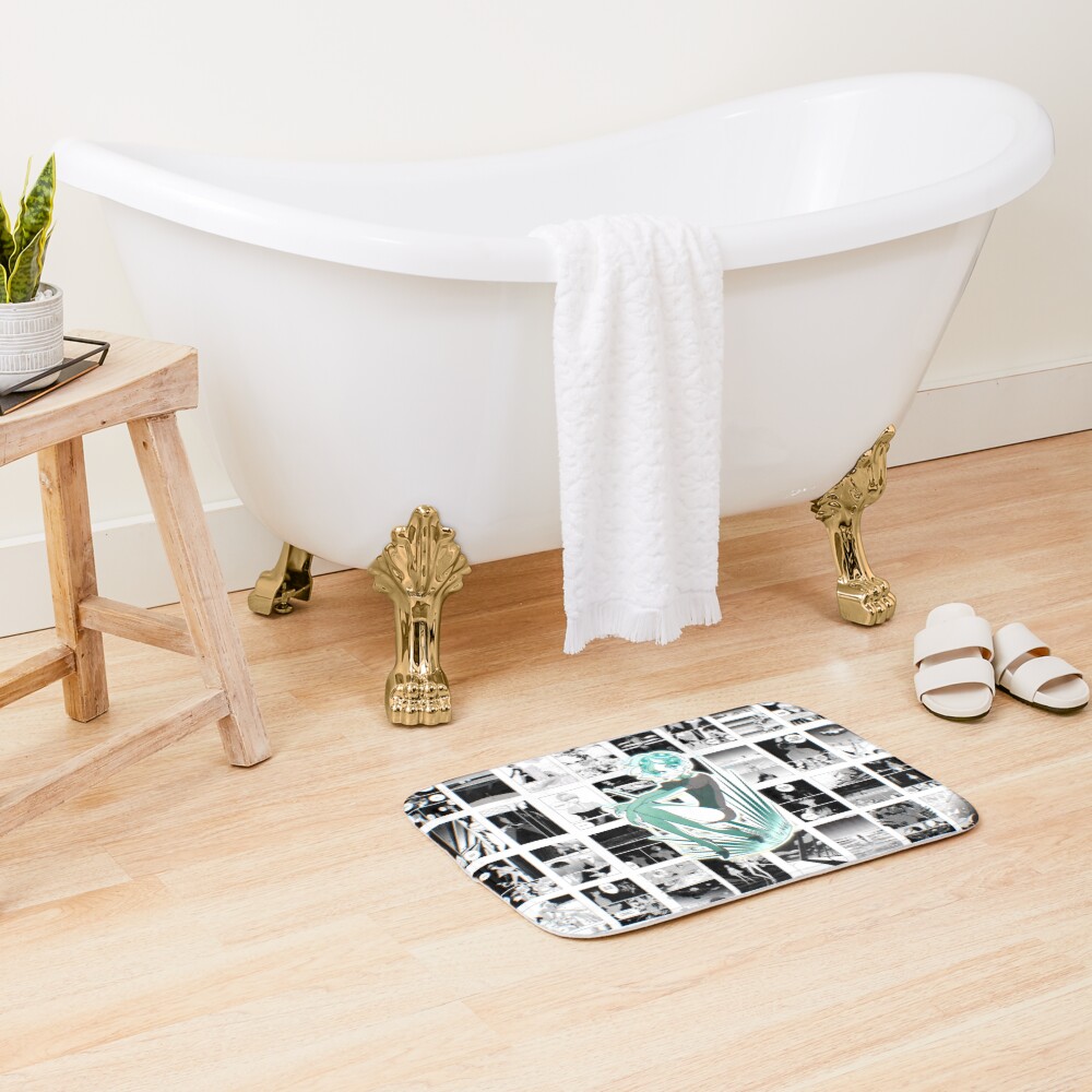 Land Of The Lustrous Poster Design Bath Mat - Image 2