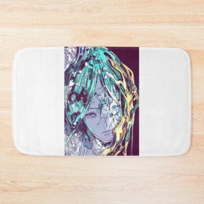 Land Of The Lustrous Phos Sketch Bath Mat