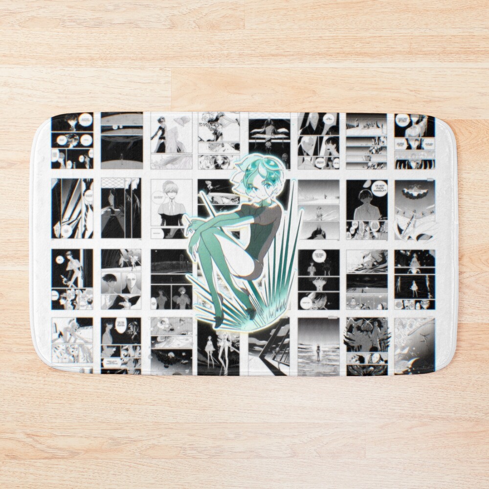 Land Of The Lustrous Poster Design Bath Mat