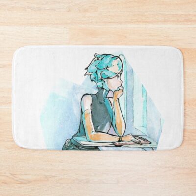 Watercolor Casual Phos Bath Mat