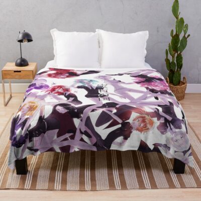 Land Of The Lustrous Garish Throw Blanket