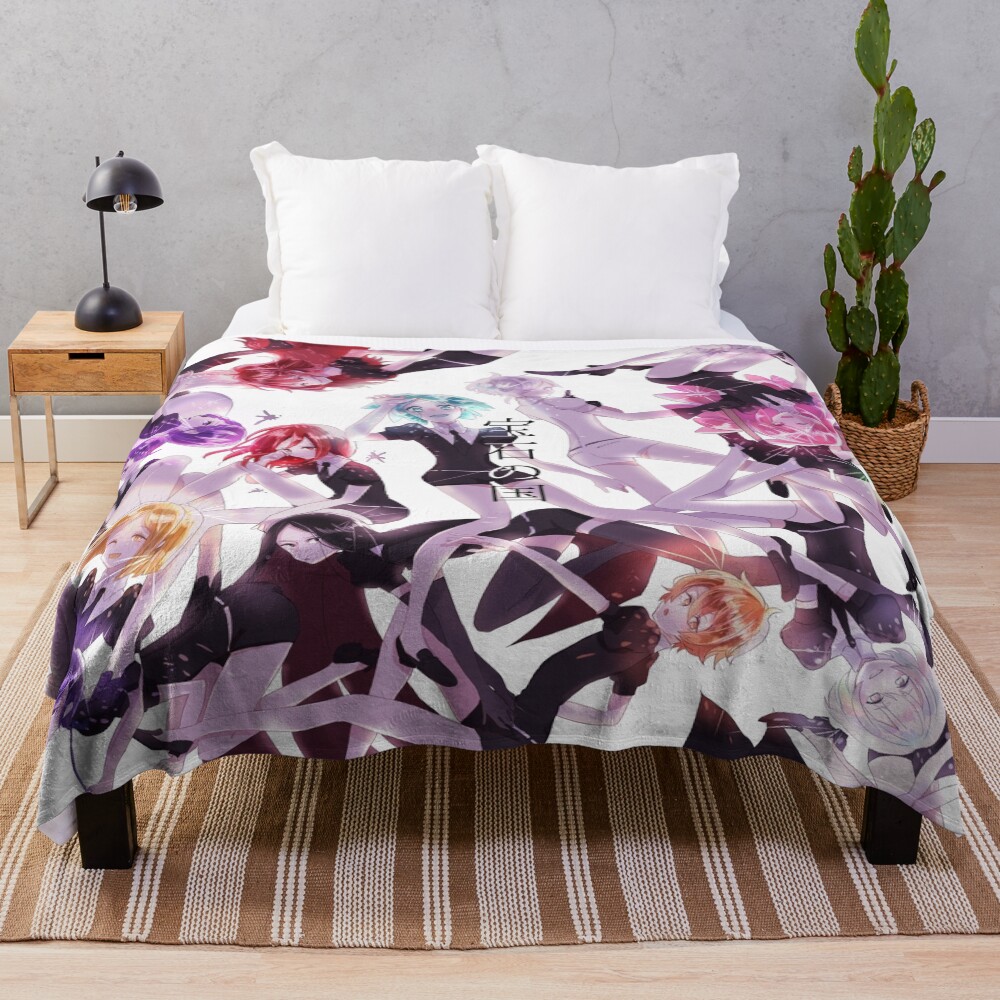 Land Of The Lustrous Garish Throw Blanket