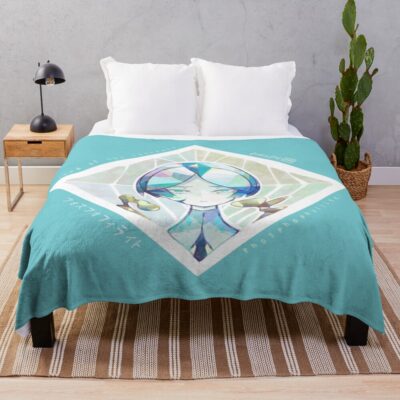 Phosphophyllite Short Hair Throw Blanket