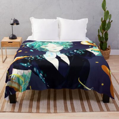 Phosphophyllite Throw Blanket