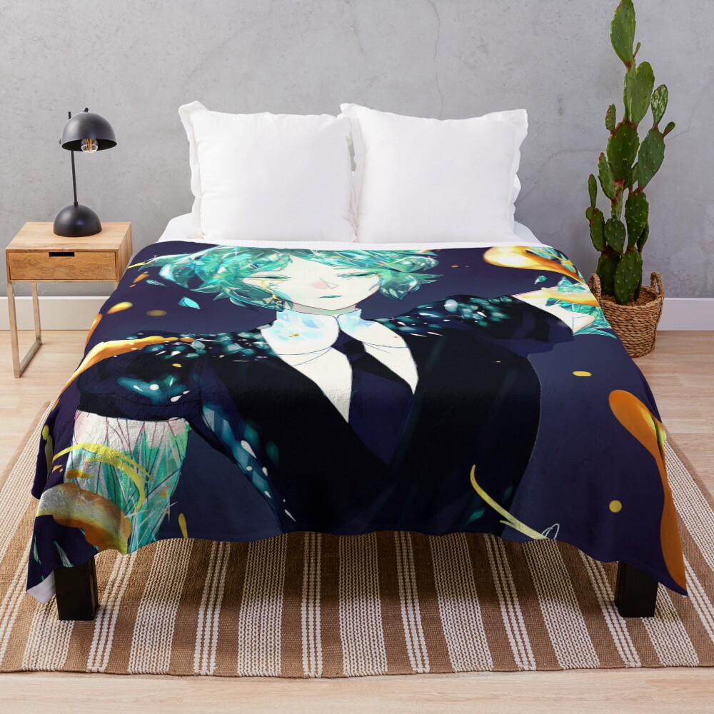 Phosphophyllite Throw Blanket