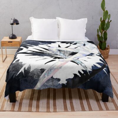 Antarcticite Land Of The Lustrous Throw Blanket