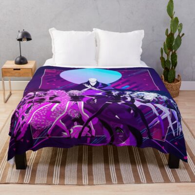 Land Of The Lustrous Design Throw Blanket