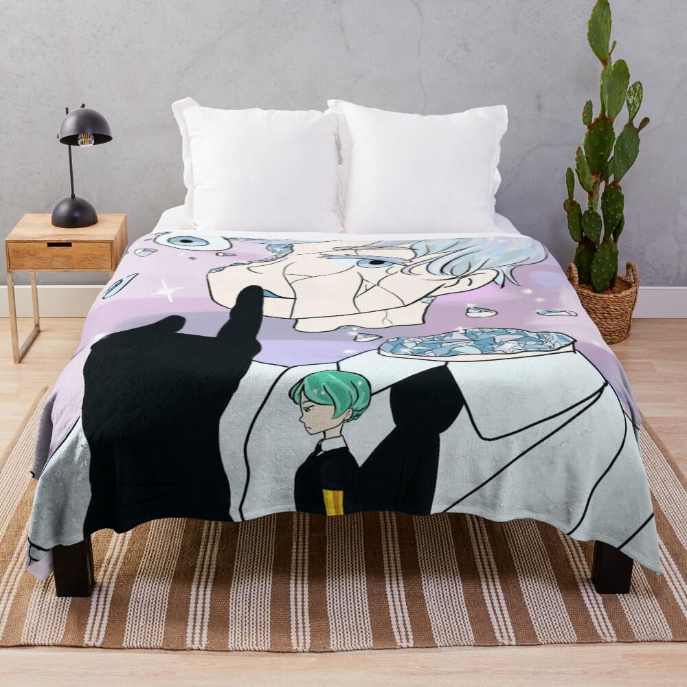 Land Of The Lustrous Antarc Throw Blanket
