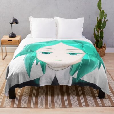 Land Of The Lustrous Phos Bored Throw Blanket