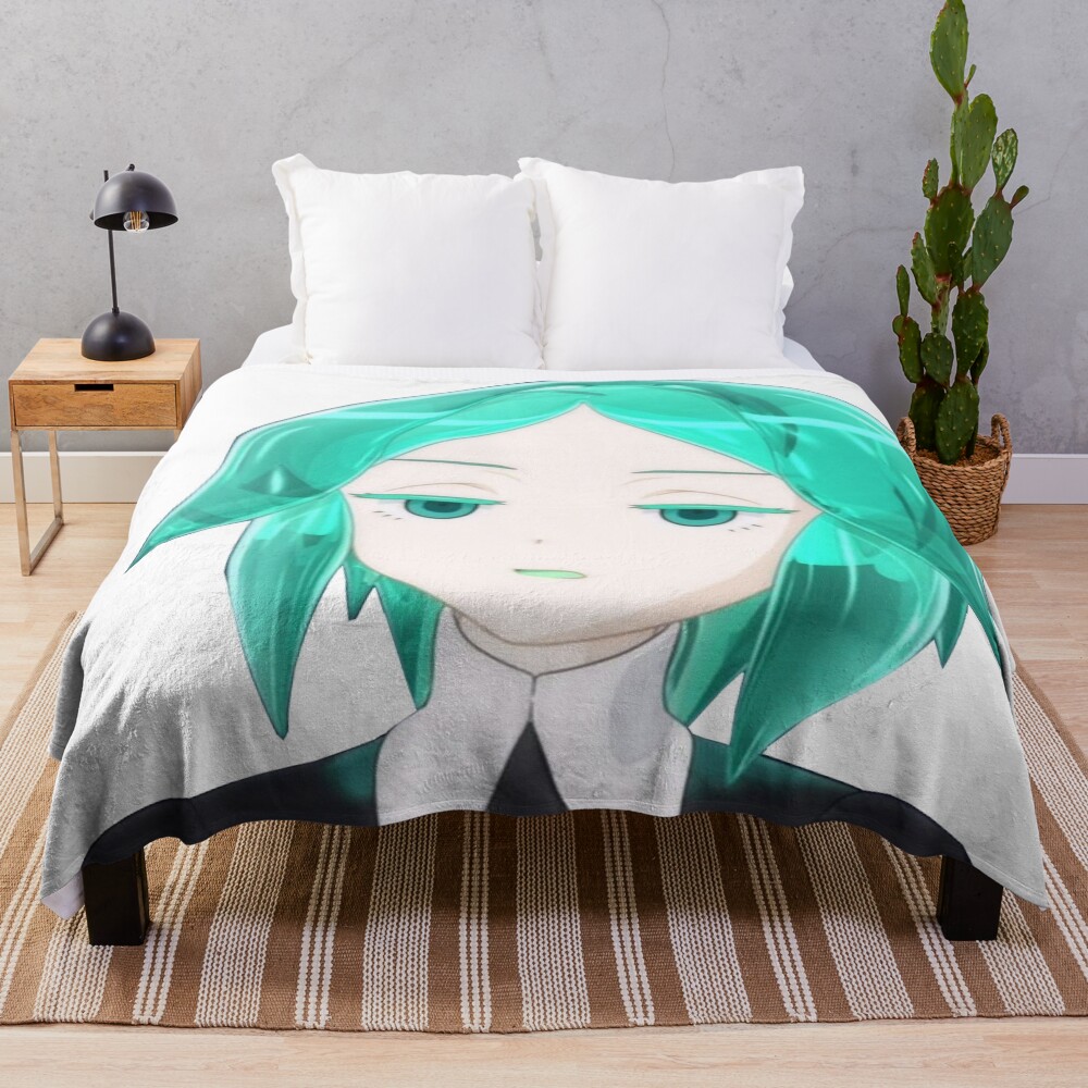Land Of The Lustrous Phos Bored Throw Blanket