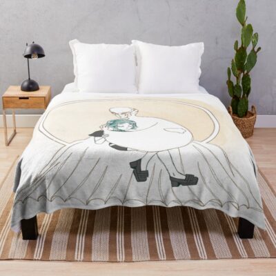 Phosphophyllite In Arms Throw Blanket