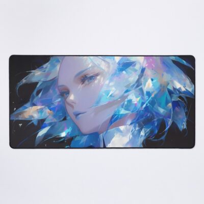 Land Lustrous Phos Blue Hair Mouse Pad