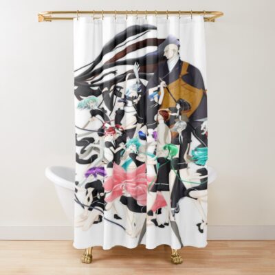 Land Of Lustrous Anime Design Shower Curtain