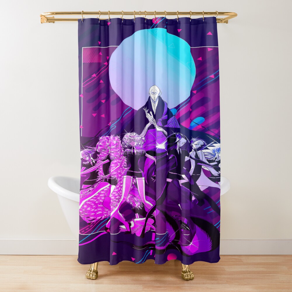 Houseki No Kuni Graphic Design Shower Curtain
