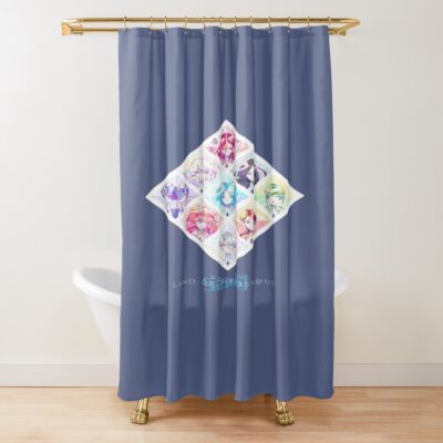 Houseki No Kuni Gems Shower Curtain