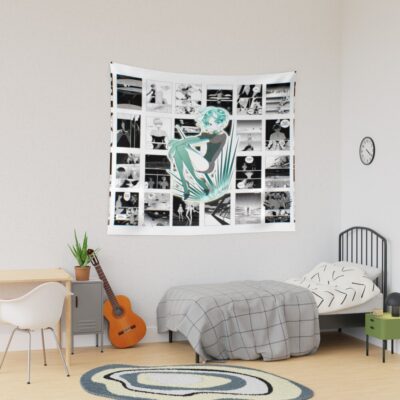 Land Of The Lustrous Poster Design Tapestry