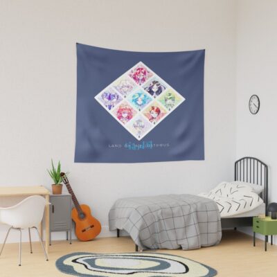 Land Of The Lustrous Gems Tapestry