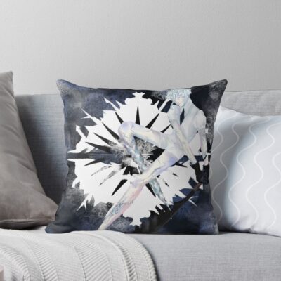 Antarcticite Land Of The Lustrous Throw Pillow