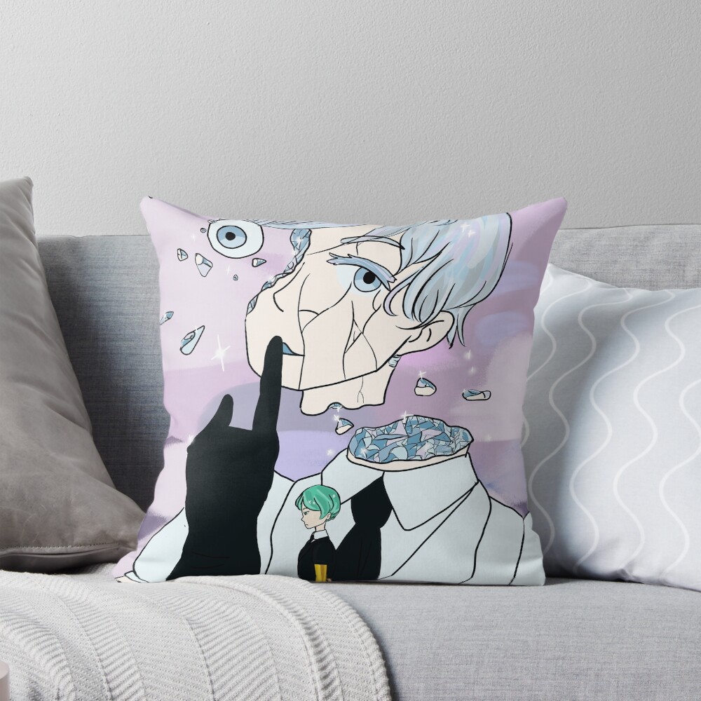 Land Of The Lustrous Antarc Throw Pillow