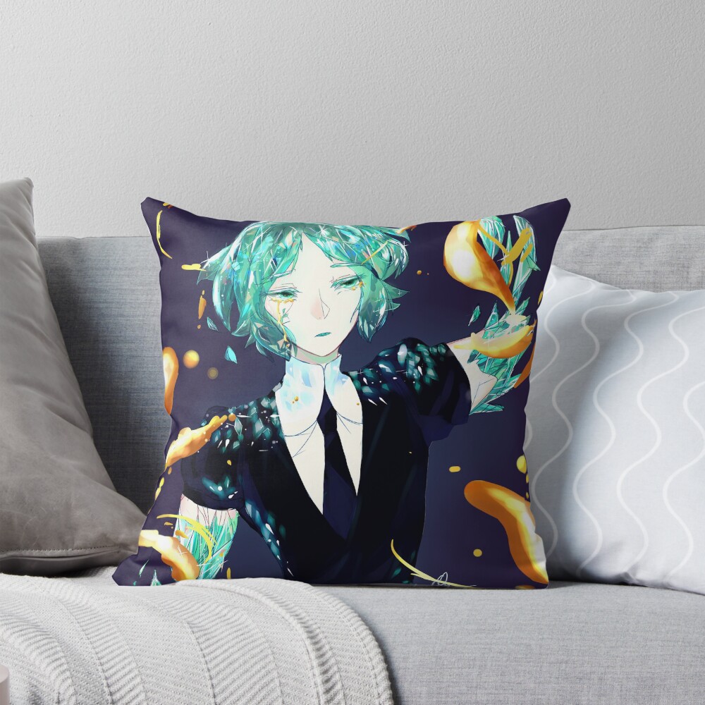 Phosphophyllite Throw Pillow