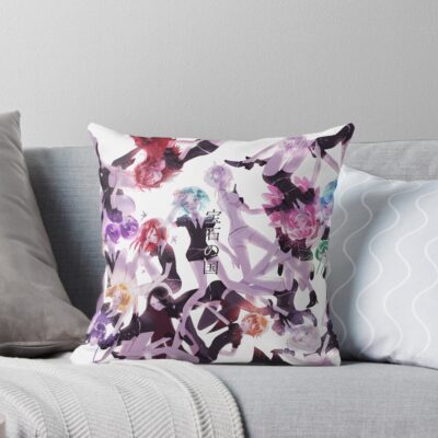 Land Of The Lustrous Garish Throw Pillow