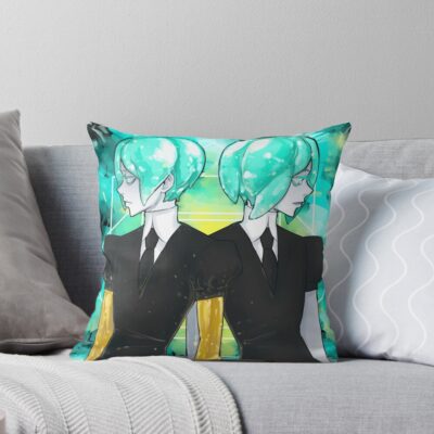 Phos Land Of The Lustrous Throw Pillow