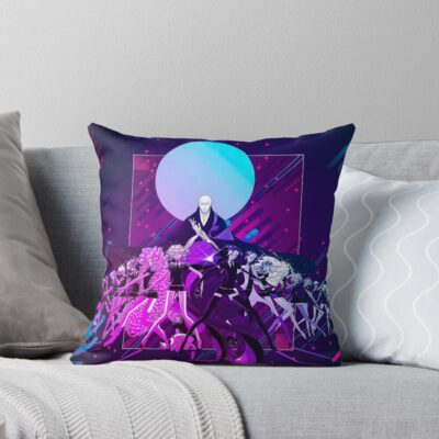 Land Of The Lustrous Graphic Design Throw Pillow